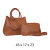 Torba 36 - 2/1 oval ceker - brown