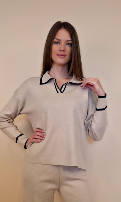 Pulover 58 Hadar - plt UN - beige