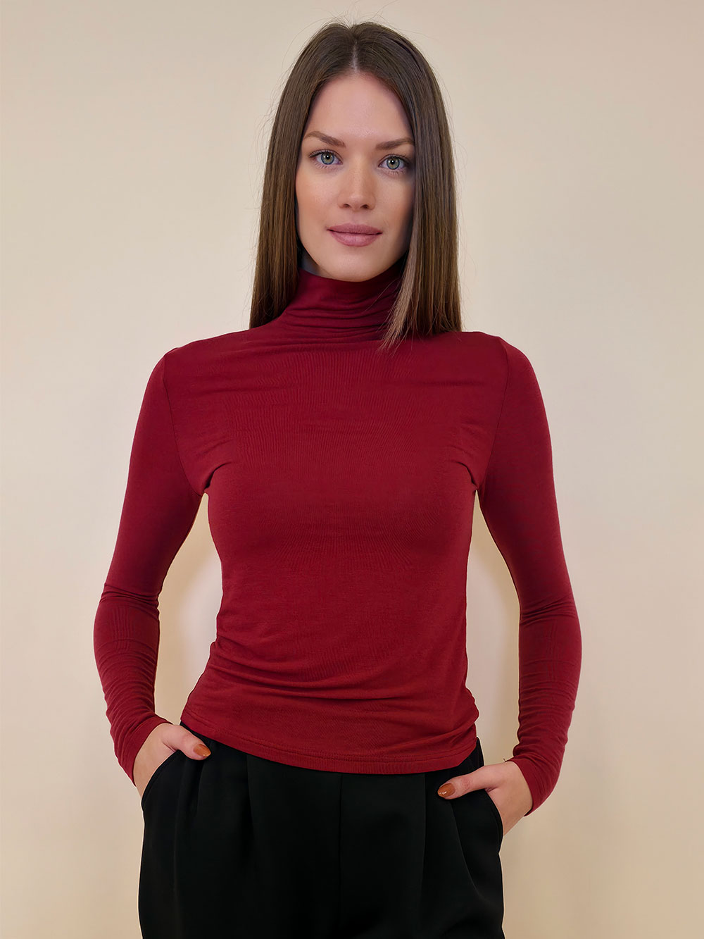 Majica 44 Wahoo - plt UN - burgundy