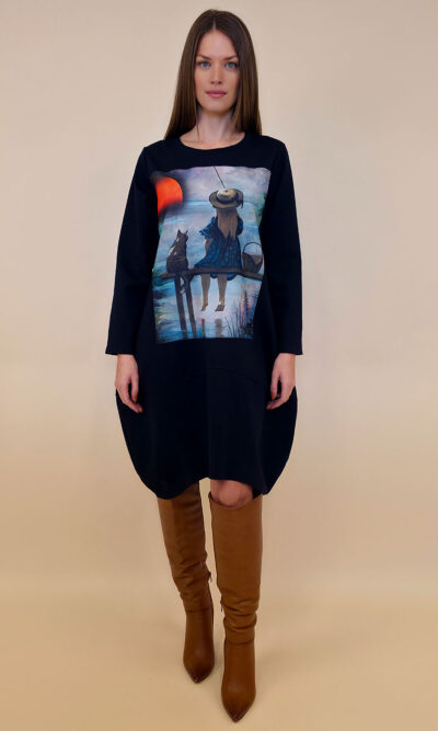 Haljina 48 YoYo PR - navy - Curica i Mačak