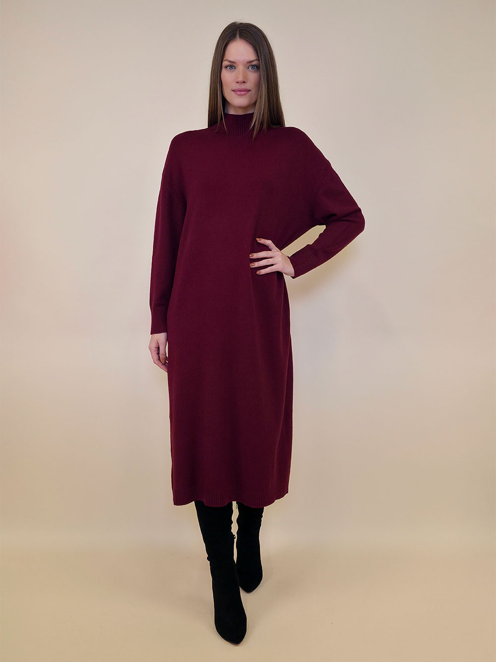 Haljina 60 Knoxville - burgundy - Slika 3