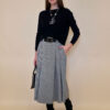 Suknja+remen 64 Lenoir -  tesutto fishbone - black