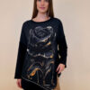Haljina 40 Bonnie - felpa - Black Rose