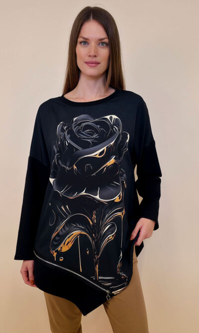 Haljina 40 Bonnie - felpa - Black Rose