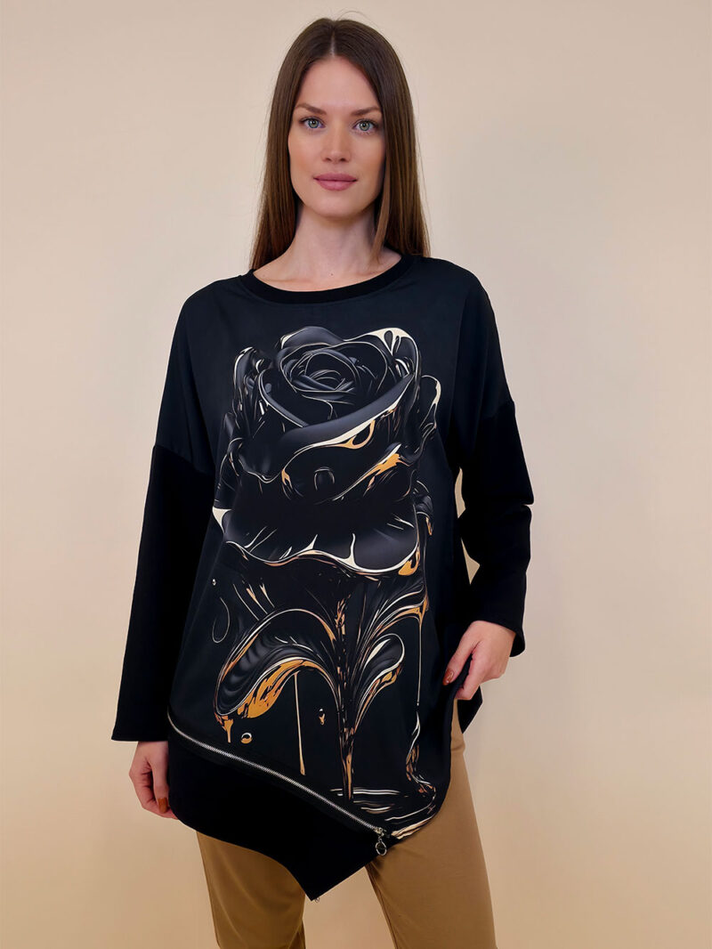 Haljina 40 Bonnie - felpa - Black Rose