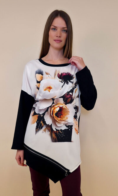 Haljina 40 Bonnie - felpa - Peonies Beige