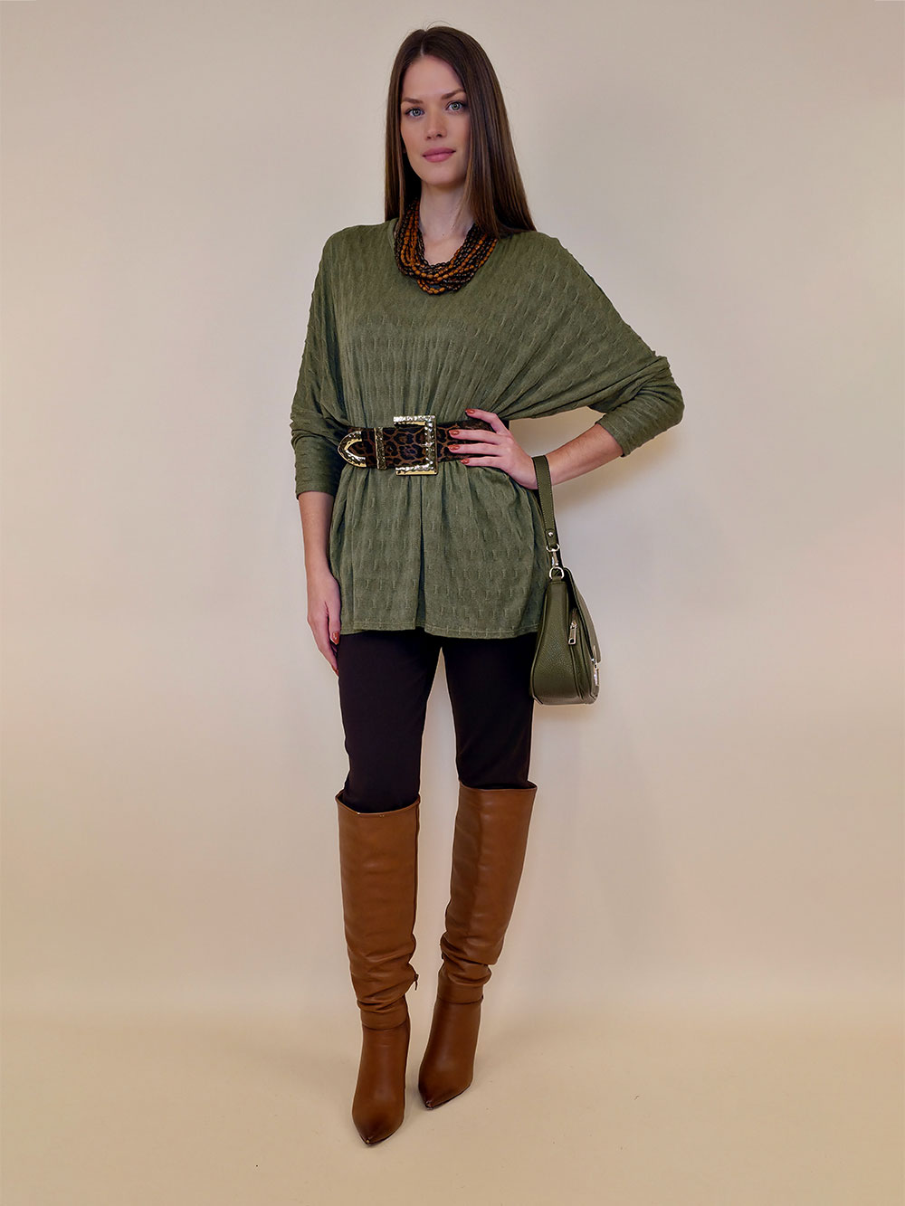 Pulover 42 Barron - military - Slika 2