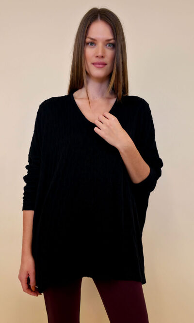 Pulover 42 Barron - jersey UN - black