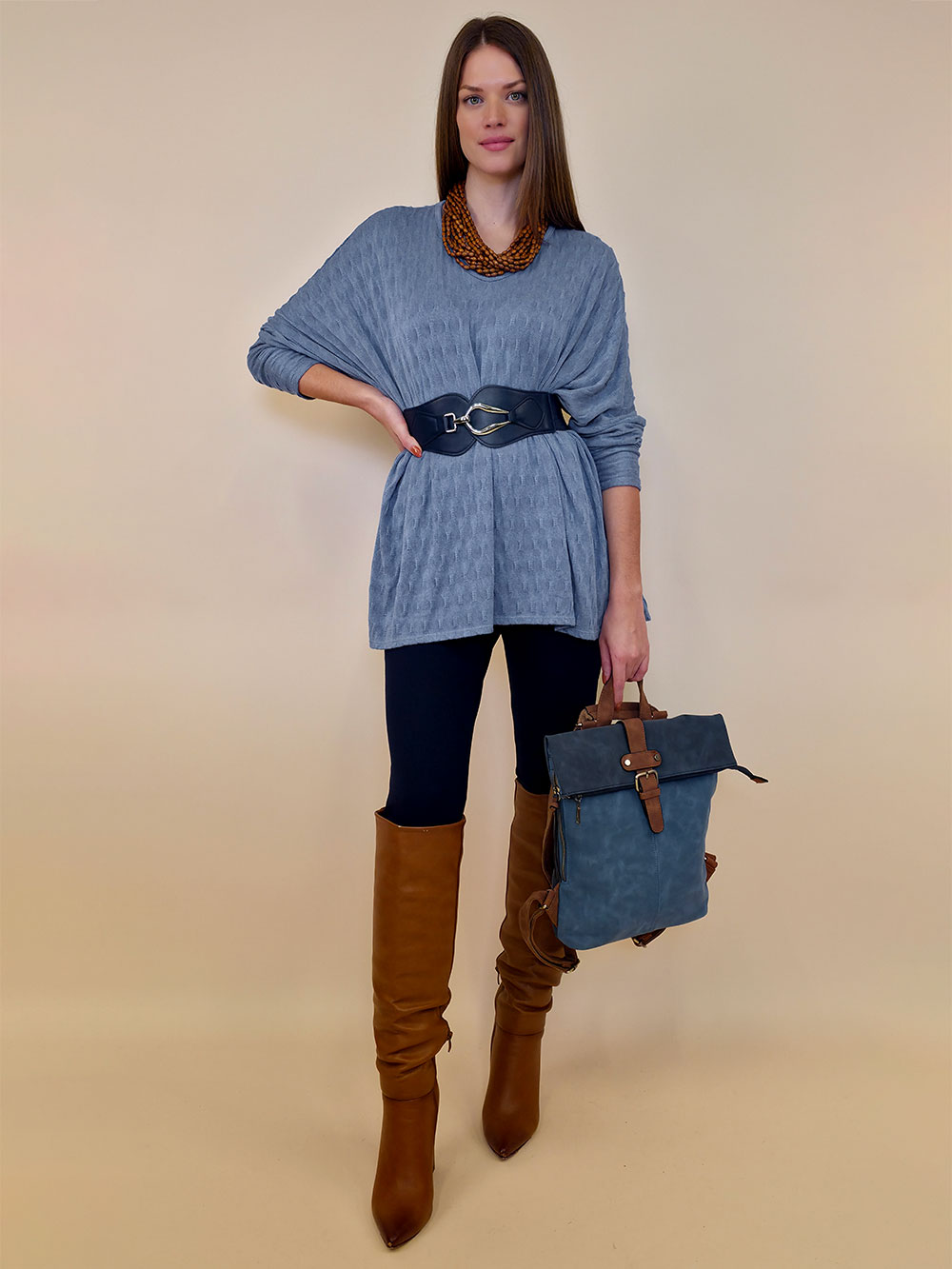 Pulover 42 Barron - jersey UN - jeans