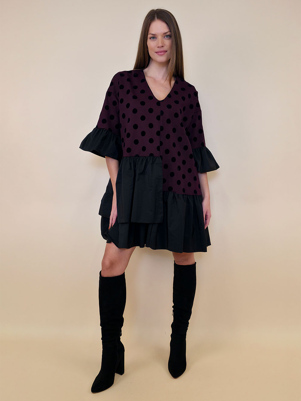 Haljina 69 Nebraska - burgundy - Slika 4