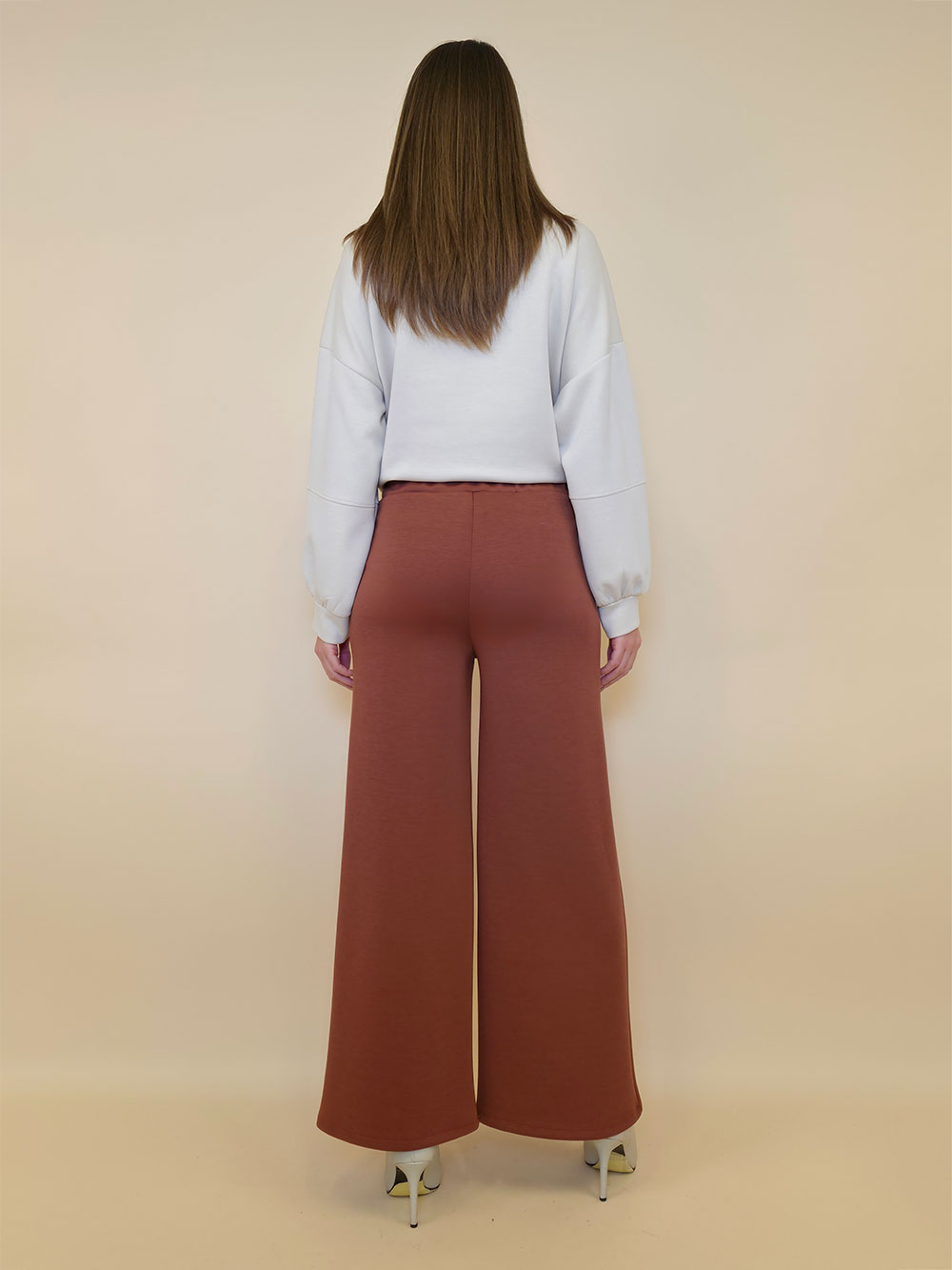 Hlače 46 Pelion - jersey UN - coccio