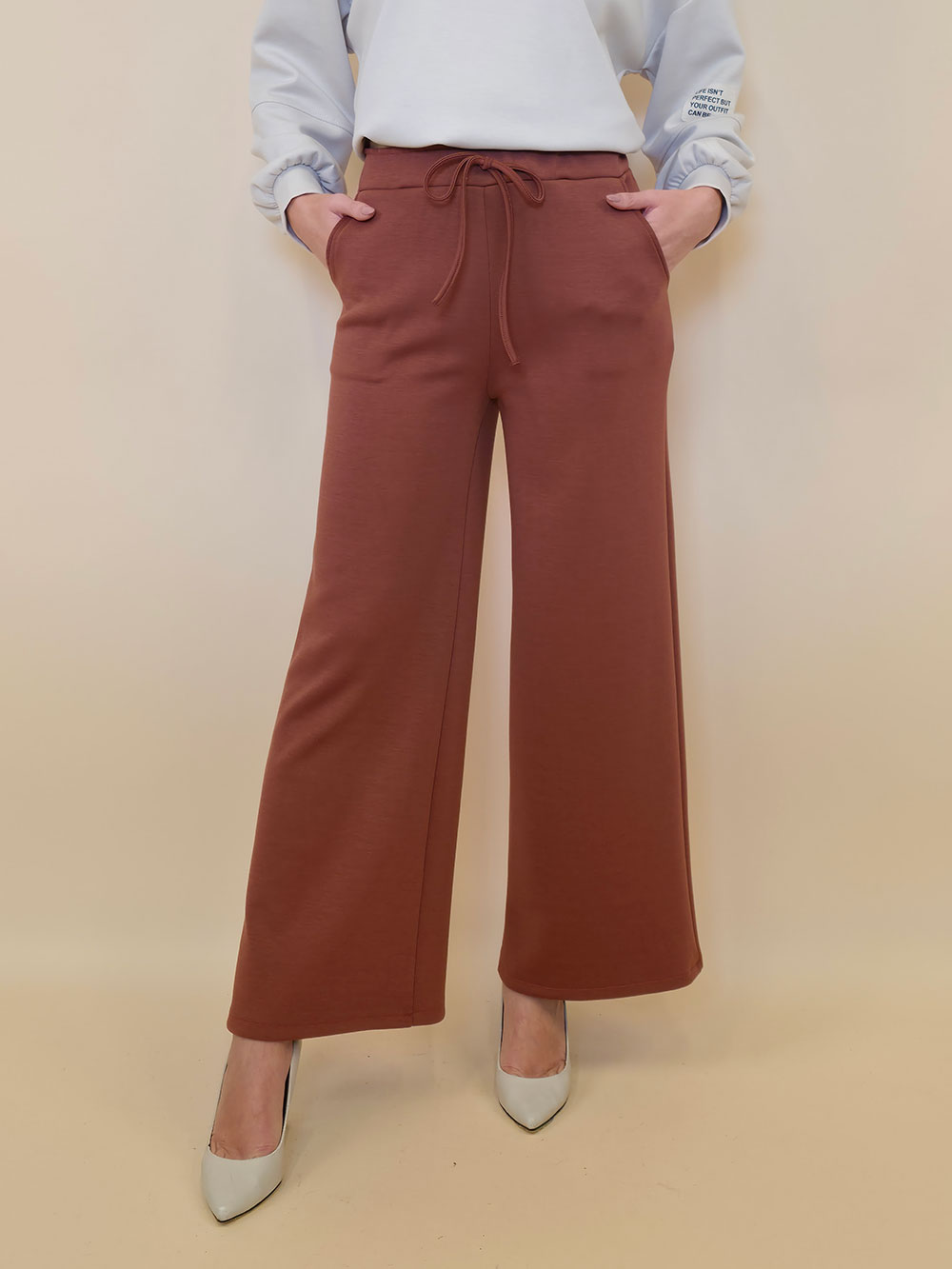 Hlače 46 Pelion - coccio - Slika 2