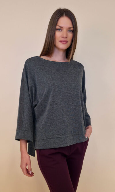 Majica 46 Grafton - jersey UN rebrasto - grey