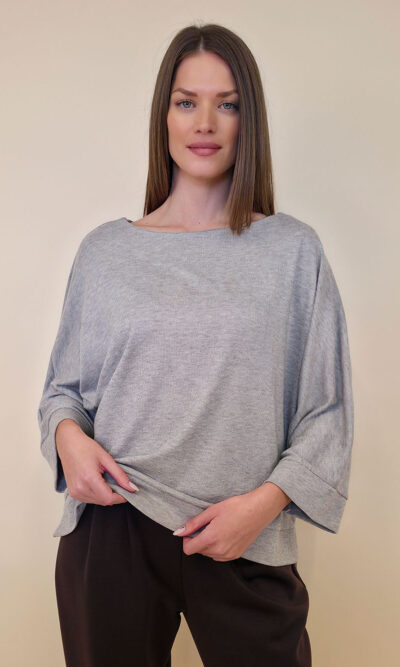 Majica 46 Grafton - jersey UN rebrasto - beige