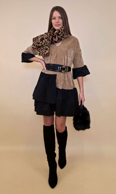 Haljina 55 Nebraska - jersey UN ciniglia - camel