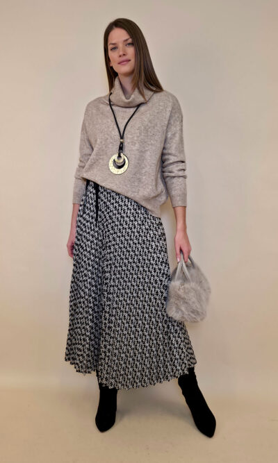 Suknja 69 Sephora Print - camel