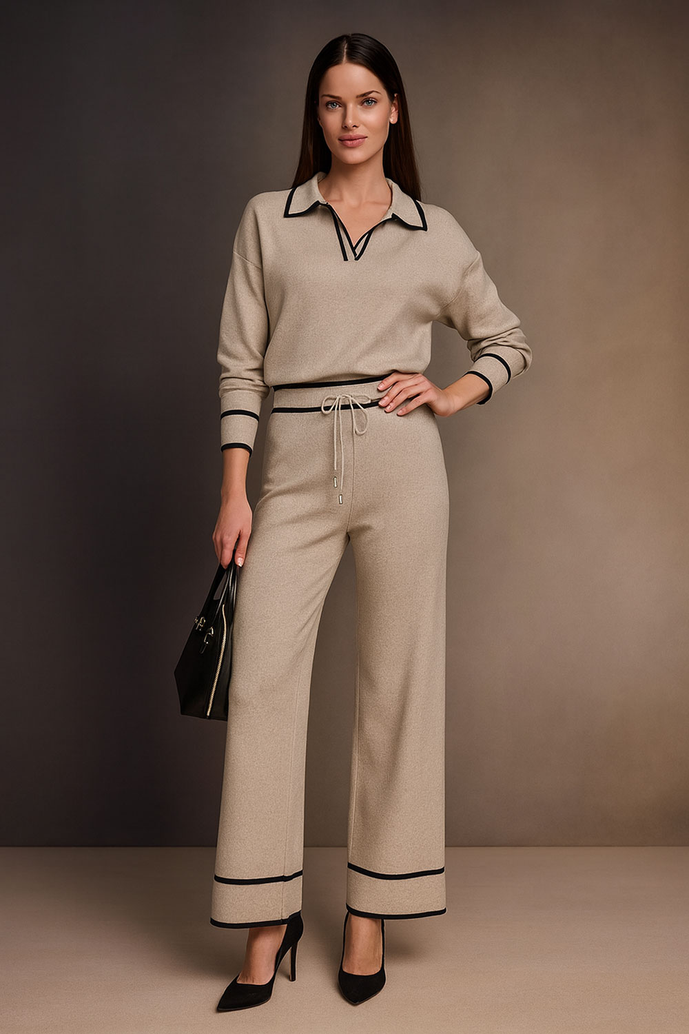 Hlače 55 Edgar - plt UN - beige