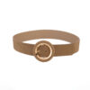 Remen 28 - AM uži suede golden ring buckle - taupe