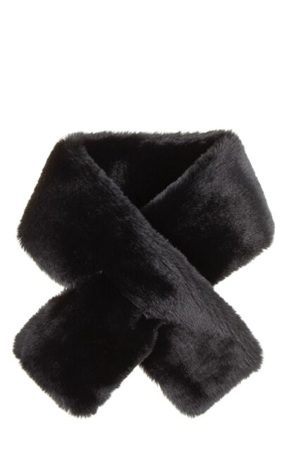 Šal 28 - AM ecco krzno Furro UN - black