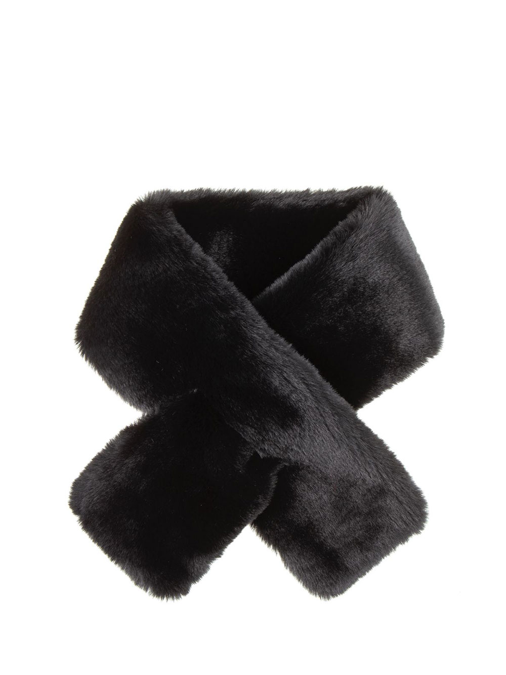 Šal 28 - AM ecco krzno Furro UN - black