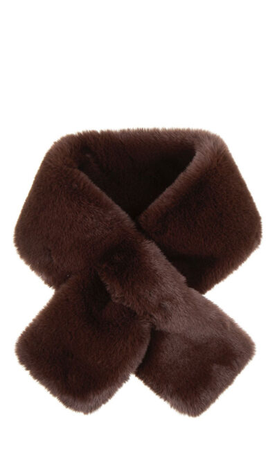 Šal 28 - AM ecco krzno Furro UN - coffee