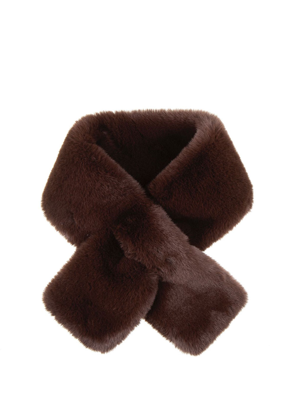 Šal 28 - AM ecco krzno Furro UN - coffee