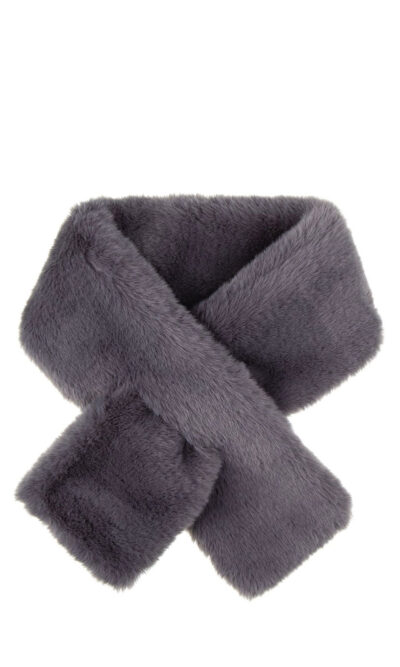 Šal 28 - AM ecco krzno Furro UN - grey