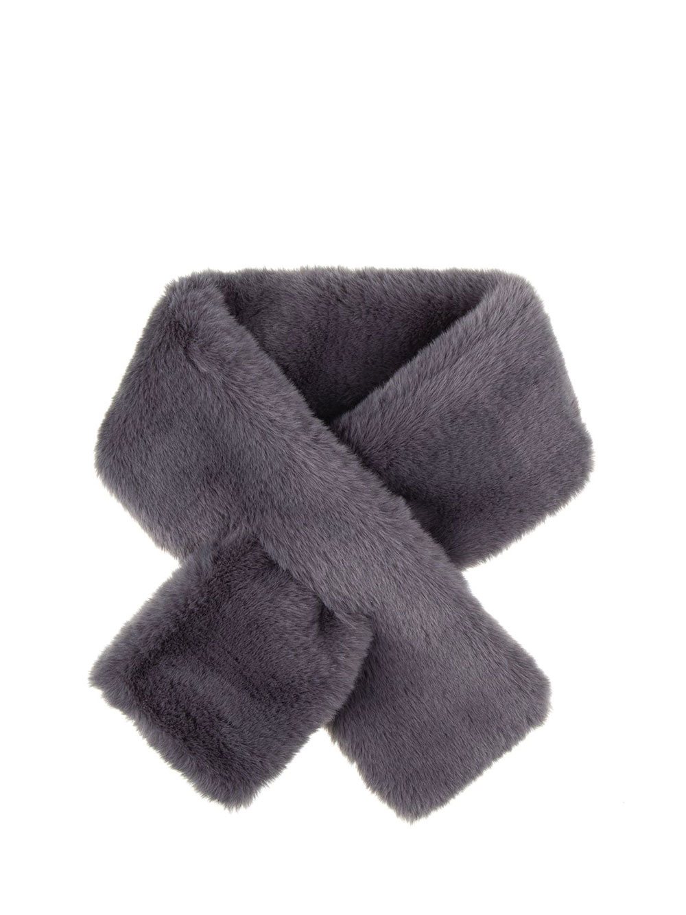 Šal 28 - AM ecco krzno Furro UN - grey