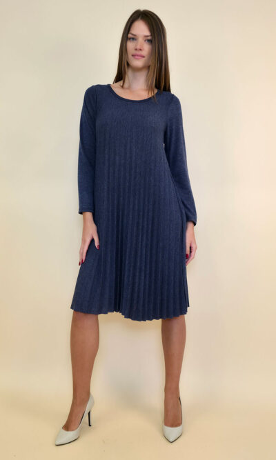 Haljina 40 Salem - jersey plisse UN - jeans
