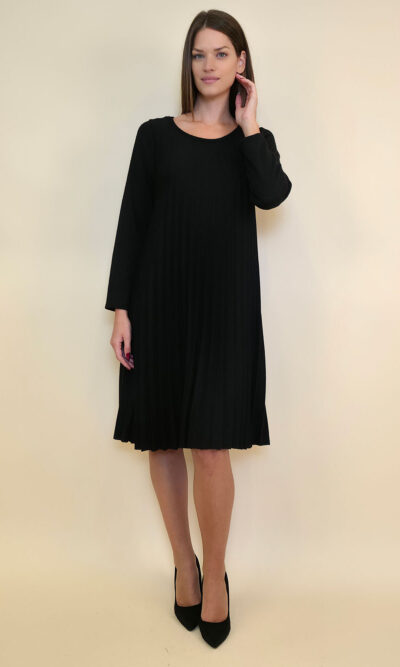 Haljina 40 Salem - jersey plisse UN - antracit