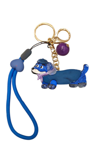 Privjesak 28 - L Dachshund strap navy - hat