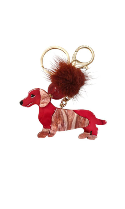 Privjesak 28 - L Dachshund - pink