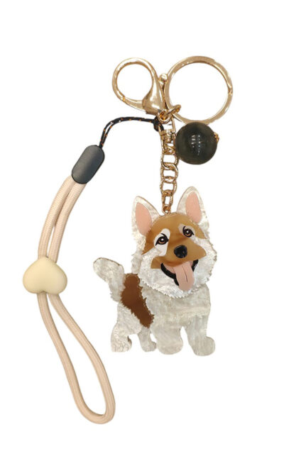 Privjesak 28 - Corgi strap - panna