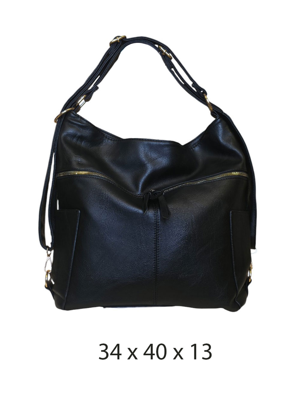 Torba 34 - big side pockets - black