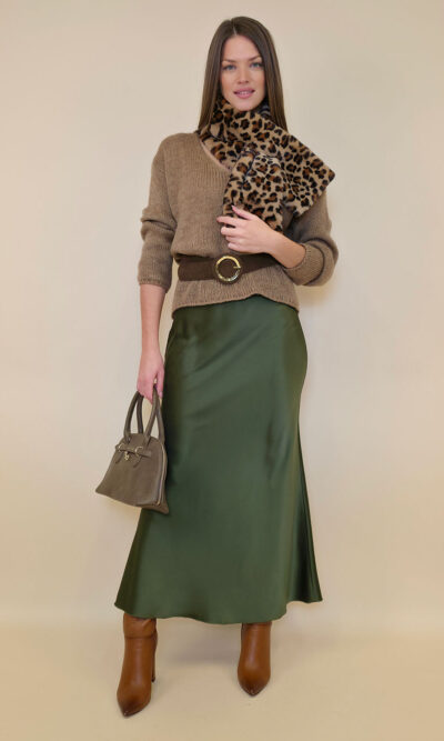 Suknja 48 Osceola - saten UN - military