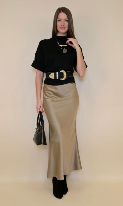 Suknja 48 Osceola - saten UN - gold