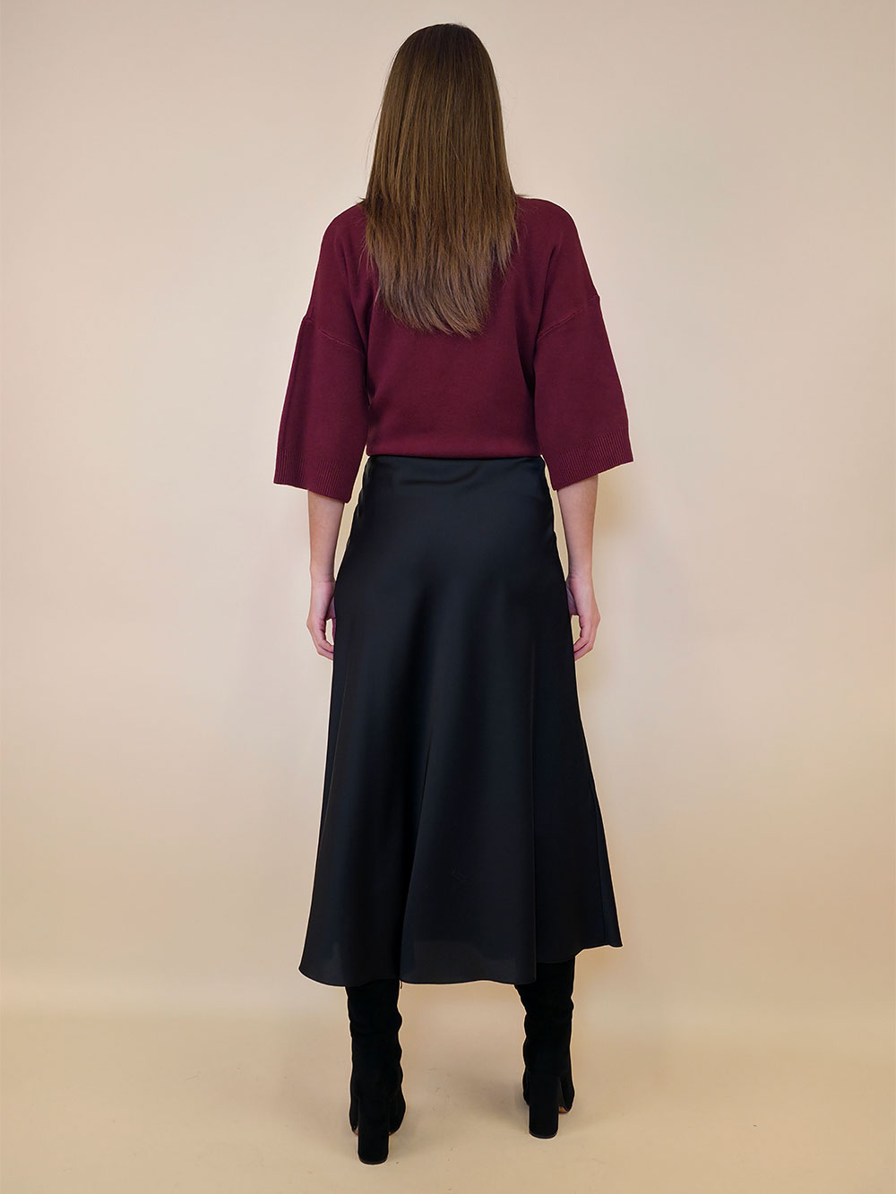 Suknja 48 Osceola/ch - saten UN - black