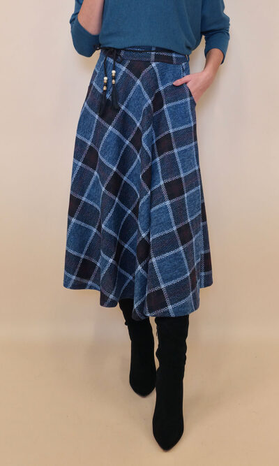 Suknja 34 Tahoe - jersey print tartan kocka - ottanio