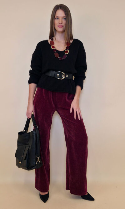 Pulover 36 Garrison - plt UN mohair - black