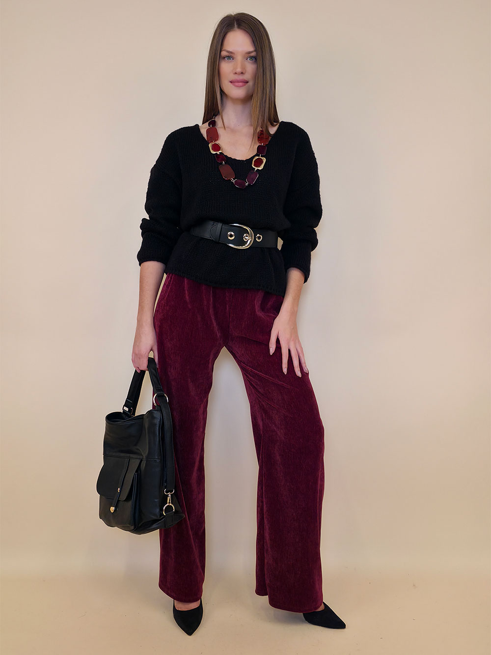 Pulover 36 Garrison - plt UN mohair - black