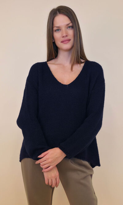 Pulover 36 Garrison - plt UN mohair - navy