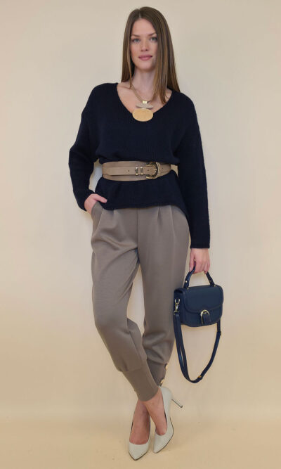 Pulover 36 Garrison - plt UN mohair - navy