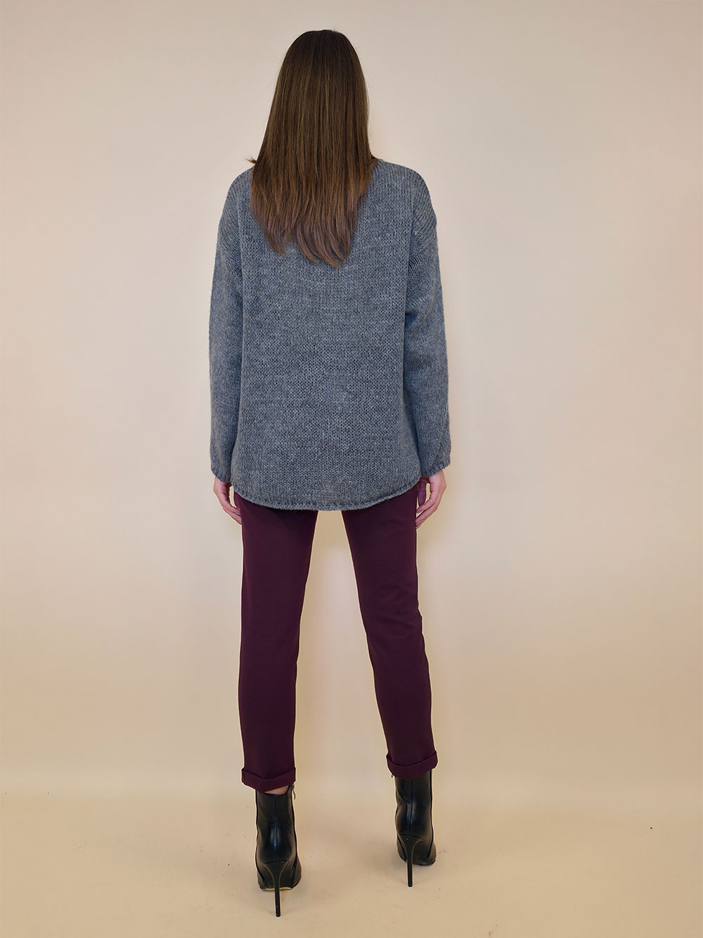Pulover 36 Garrison - plt UN mohair - jeans