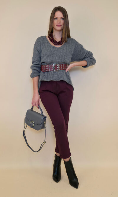 Pulover 36 Garrison - plt UN mohair - jeans