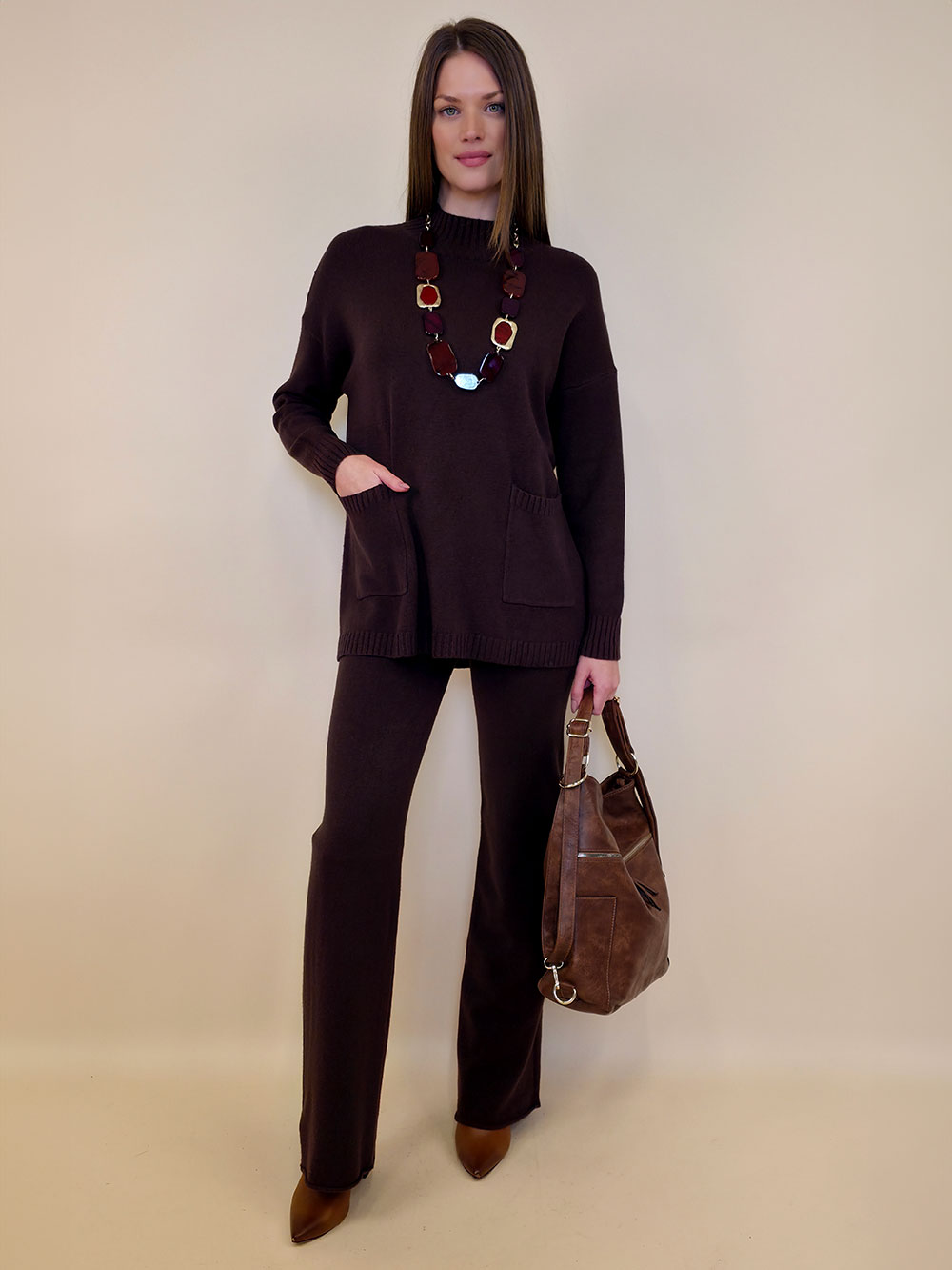 Pulover 55 Bloomfield - plt UN - coffee