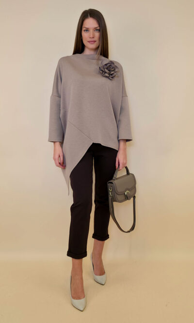 Tunika+cvijet 44 Coshcton - jersey UN - fango