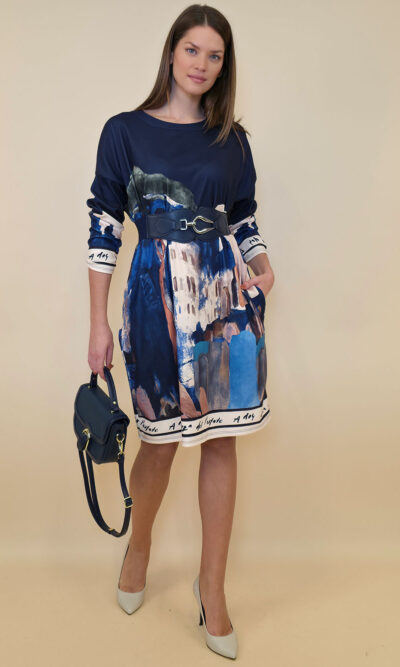 Haljina 52 Del Norte - jersey - Positano navy