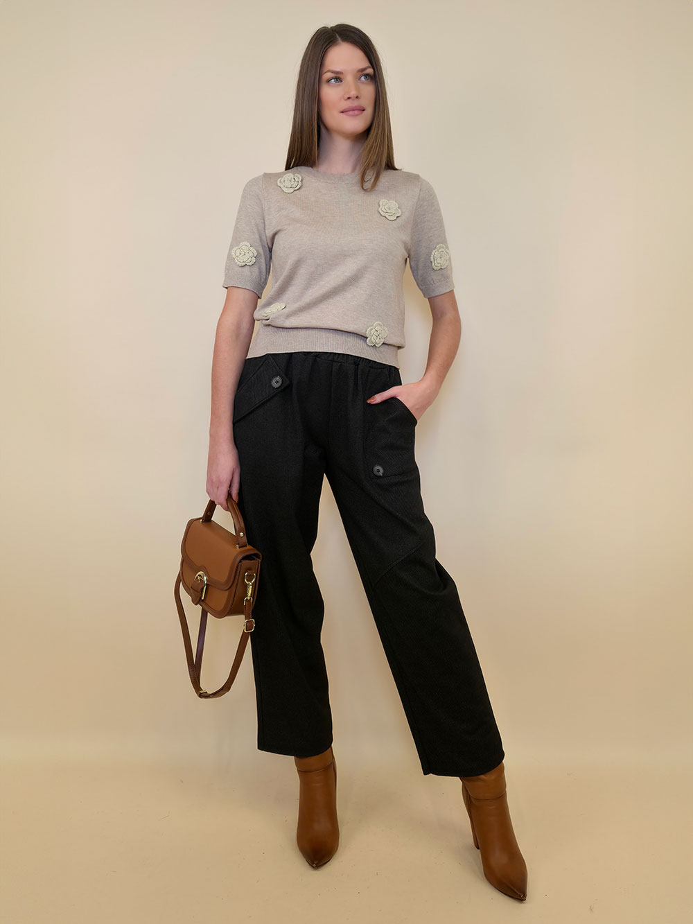 Pulover 42 Nyssa - beige - Slika 2