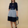 Haljina 56 Salida - jersey bicolor - navy/grey