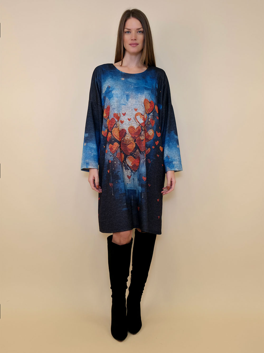 Haljina+šal 48 Arkansas - jersey - Hearts Balloons